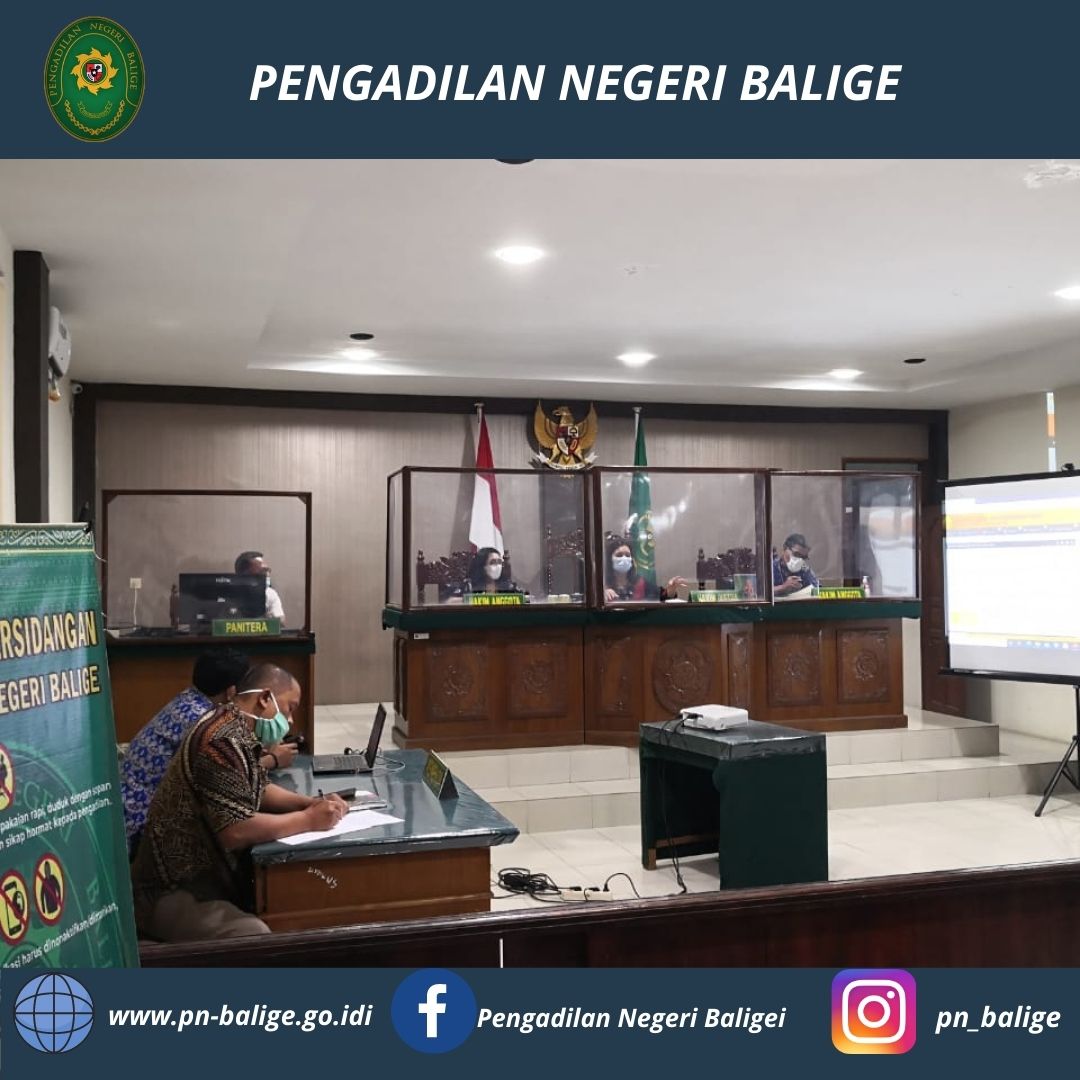 Rapat Bulanan Pengadilan Negeri Balige Bulan Mei 2021